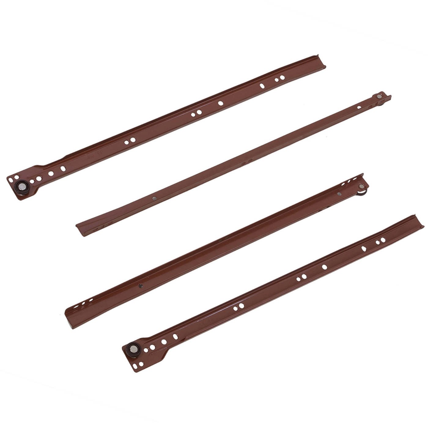 Роликовые направляющие 450мм, коричневый Роликовые направляющие 450мм, коричневый