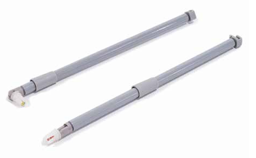 Комплект круглых релингов для Eurobox 350мм, серый Комплект круглых релингов для Eurobox 350мм, серый