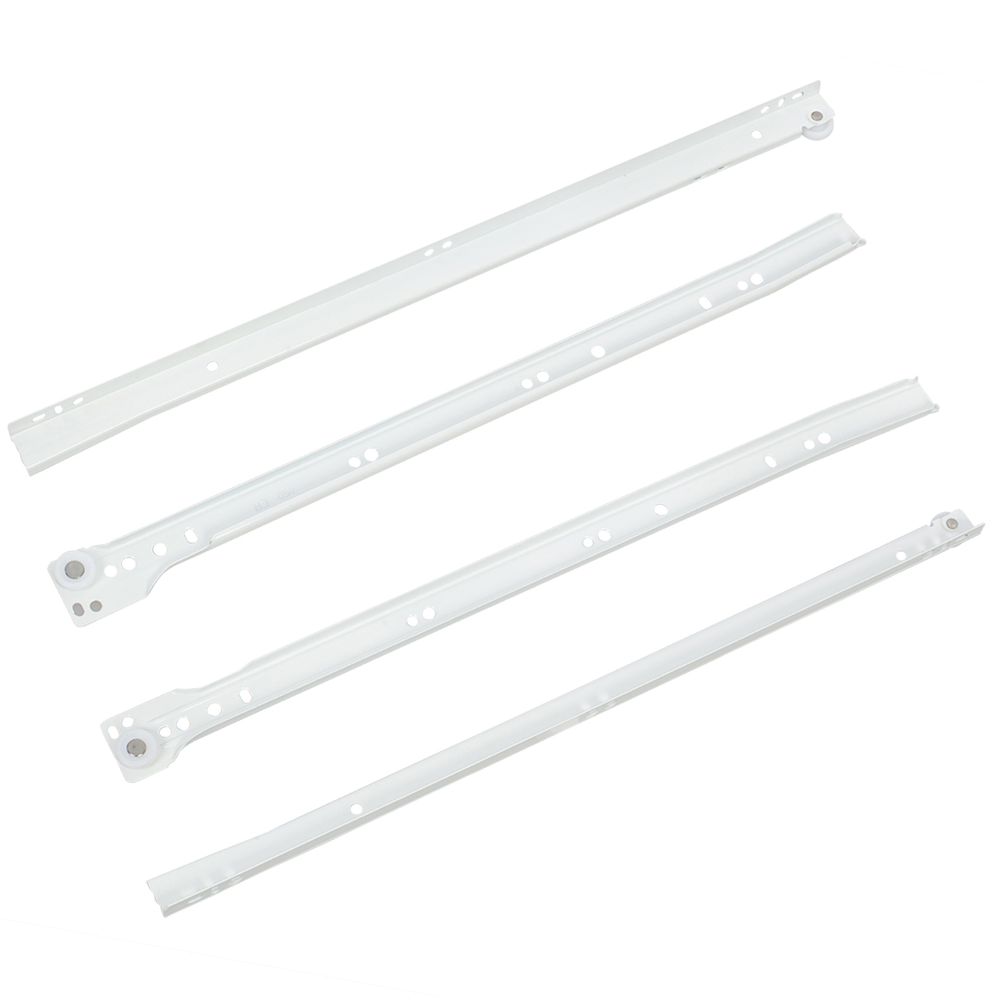 Роликовые направляющие 450мм, белый Роликовые направляющие 450мм, белый