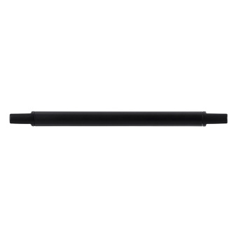 Ручка-скоба L=160мм без насечек, черный матовый