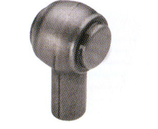 Ручка-кнопка 18х21,2мм, античное серебро