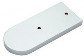 Опора декор.пласт. h12х64х149мм, хром матовый