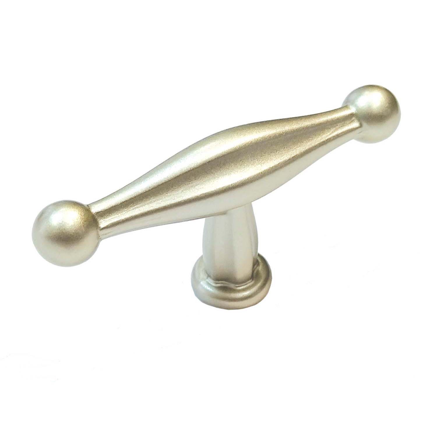 Ручка-кнопка 15х67мм, серебро "ноттингемское"