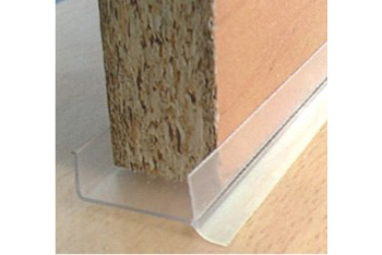 Профиль-уплотнитель L=3,05м для деревянного цоколя 16мм, прозрачный