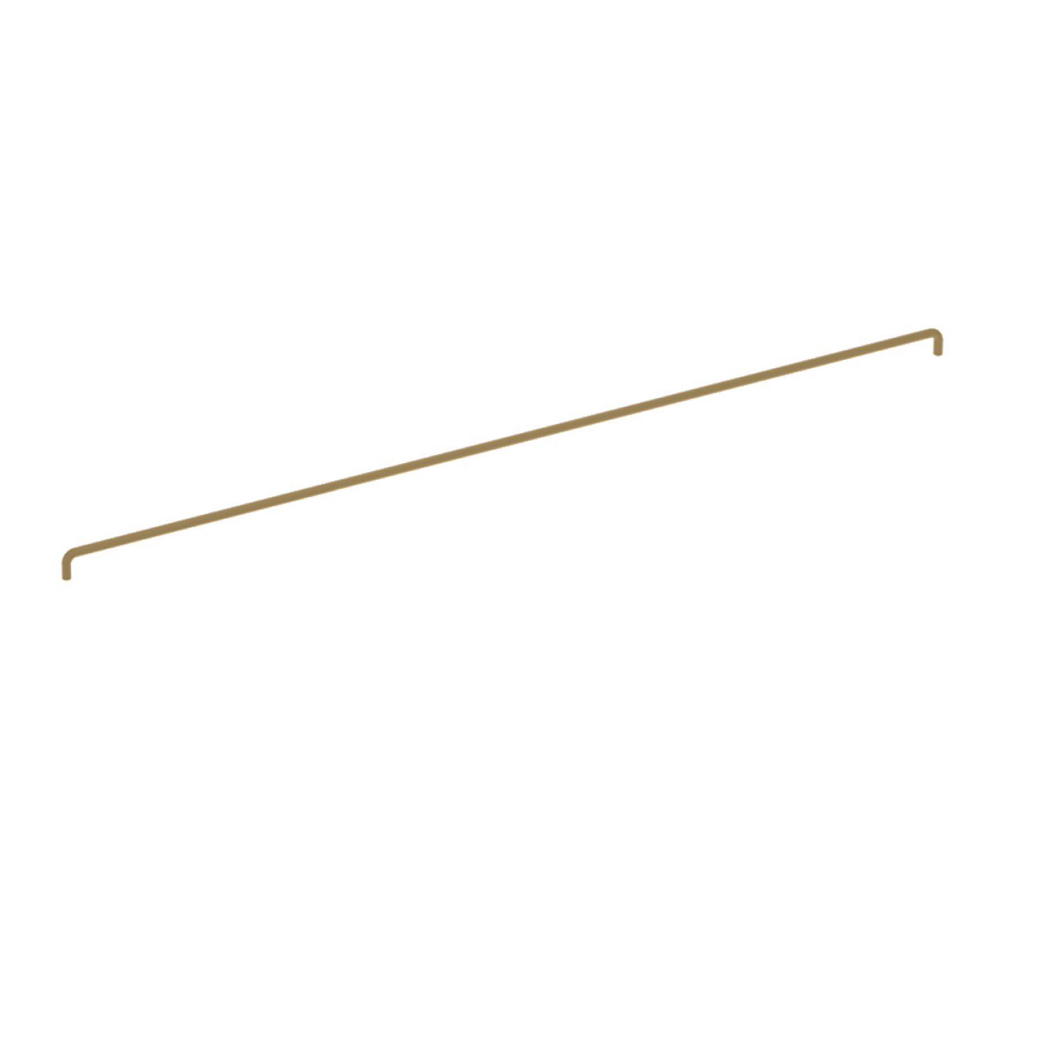 Ручка-скоба металлическая L=832мм, матовое золото
