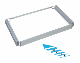 Алюм.подставка 900-970х500мм для шкафов с крепеж.компл.