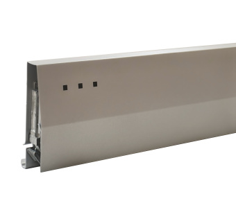 Боковина Nova Pro One 500мм, h=90мм, правая, серебристый