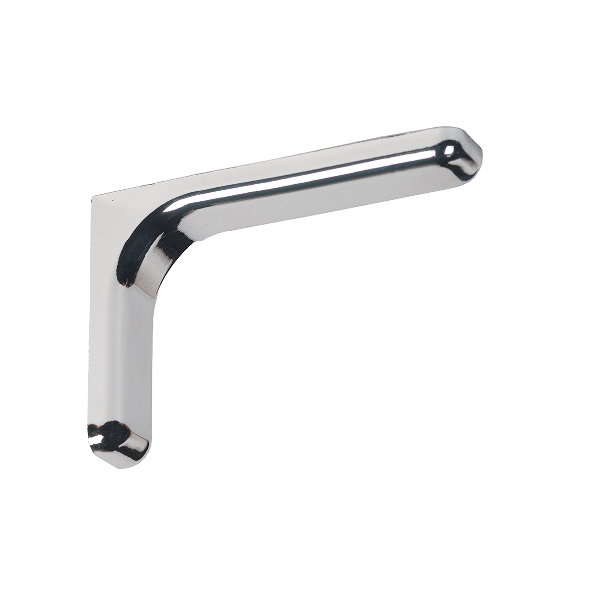 Г-обр.полкодержатель L=240мм, хром