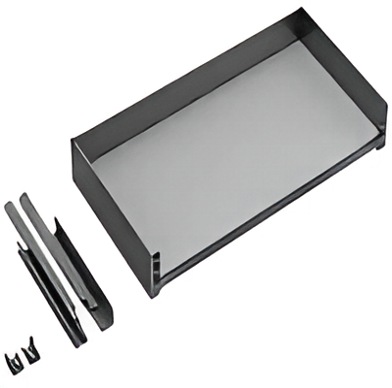 К-т одноярусного ящика LAMBO  L=600мм, H=134мм, на напр. с аморт., т - серый