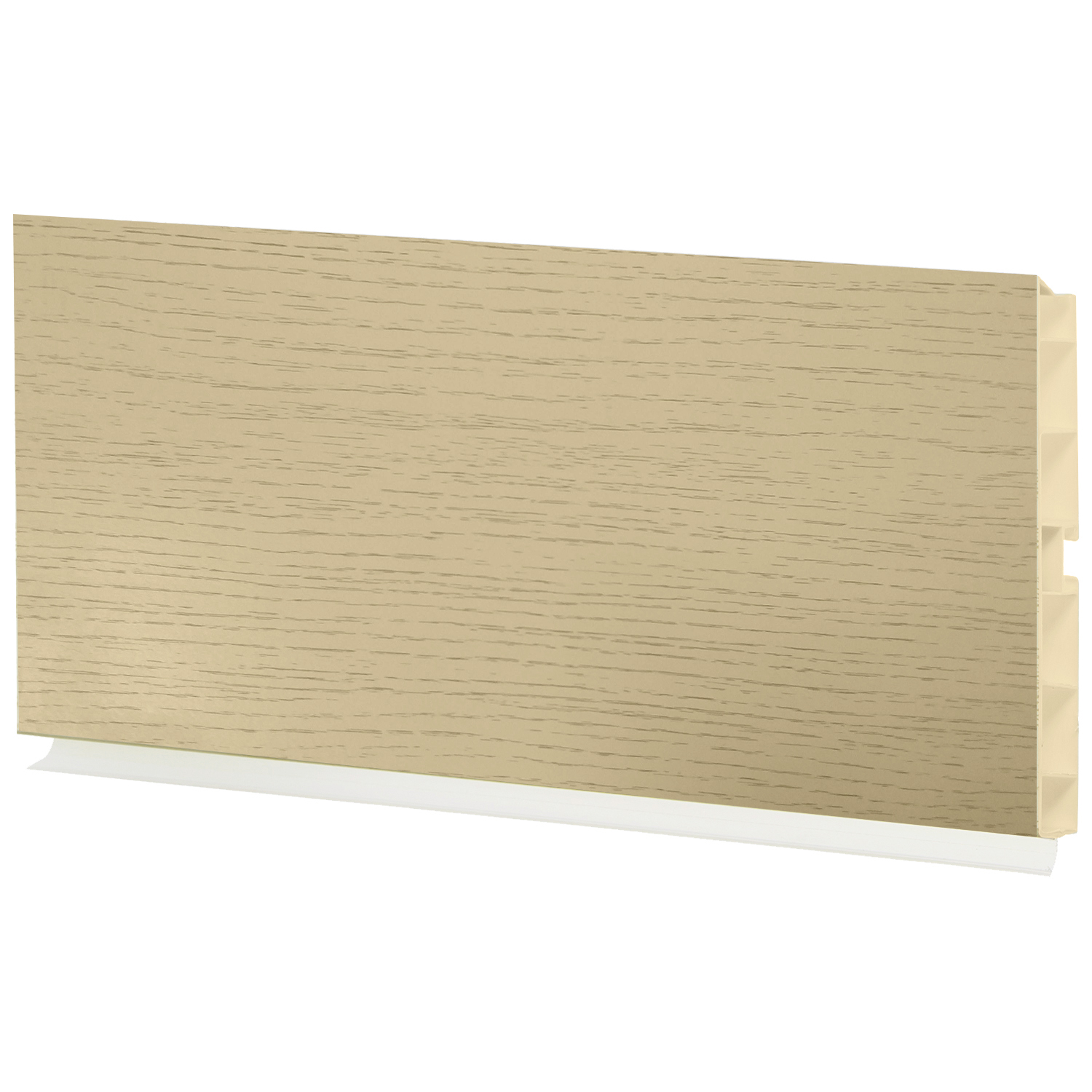 Цоколь h=150мм L=4м бежевый дуб и под покраску Цоколь h=150мм L=4м бежевый дуб и под покраску