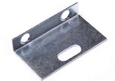 Металлический угол д/крепления фасада ящика ко дну