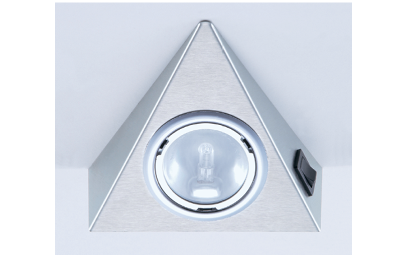 Комплект из 3-х накладных светильников Triangolo Piccolo, отделка сталь