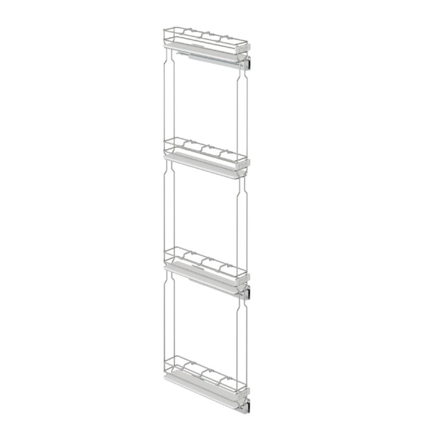 4х-ур. колонна 150мм H1650мм правая на напр.Blum,дно-ЛДСП,креп/фас.,разд/бут., хром 4х-ур. колонна 150мм H1650мм правая на напр.Blum,дно-ЛДСП,креп/фас.,разд/бут., хром