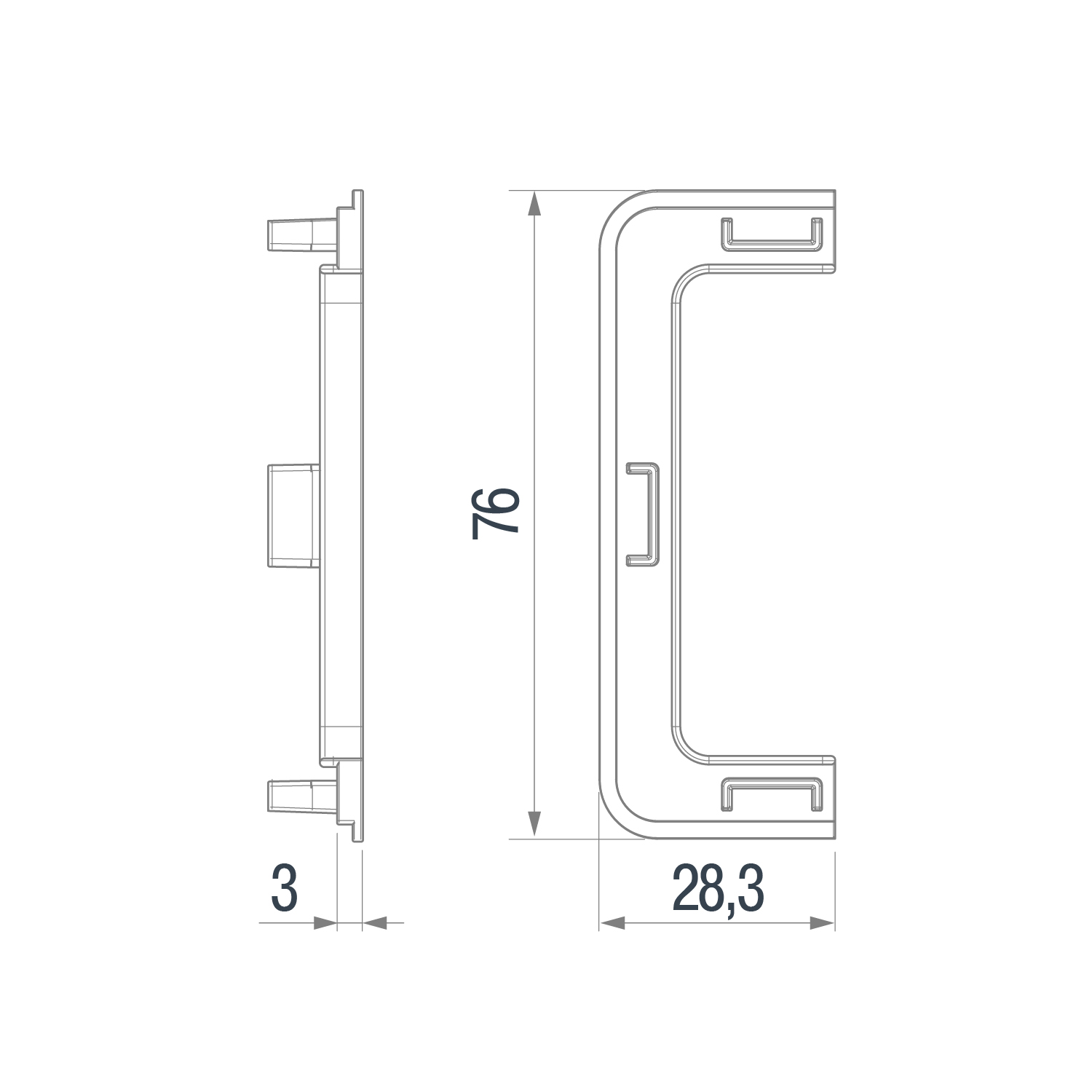 Петля мебельная dwg