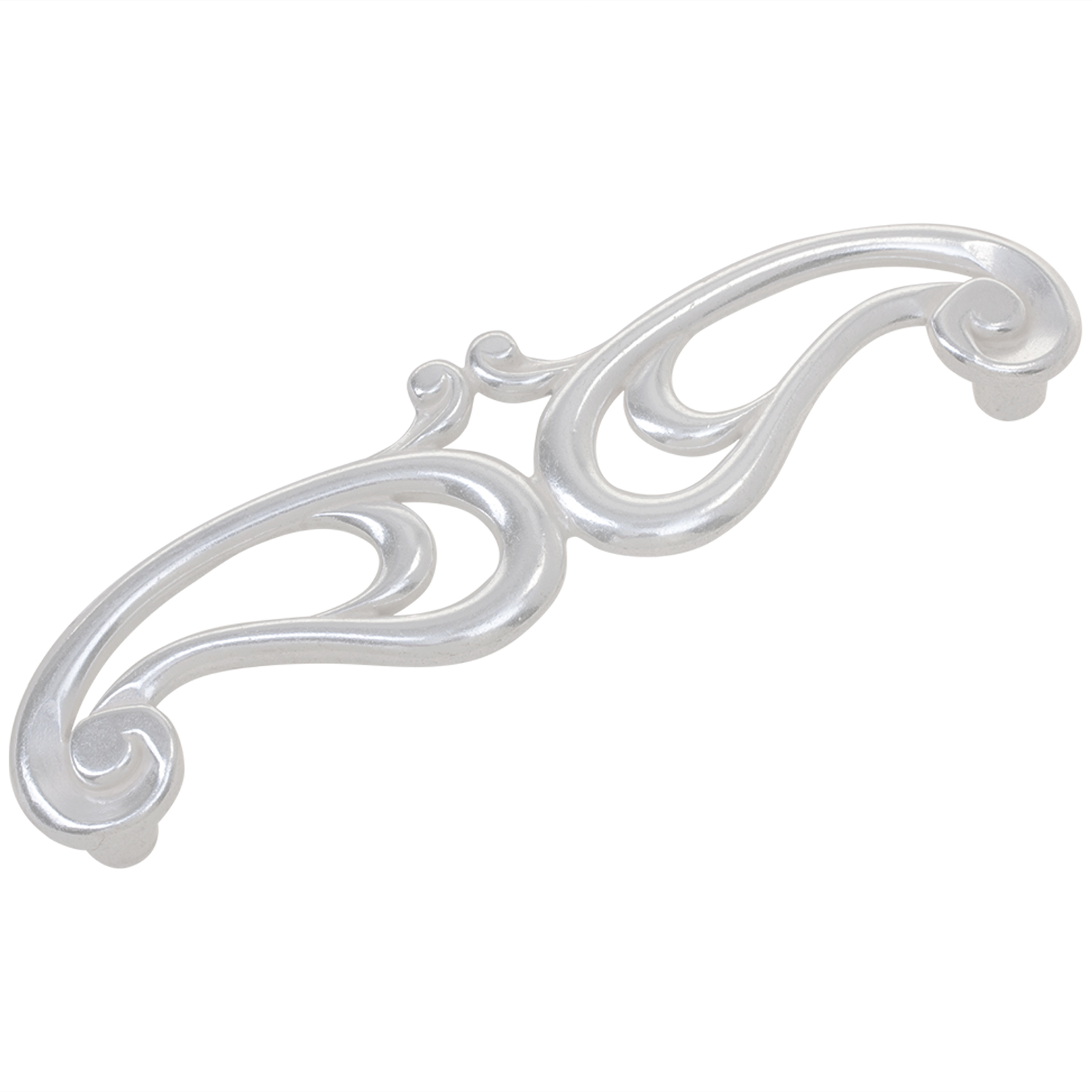 Ручка-скоба L=128мм, серебро "венецианское"