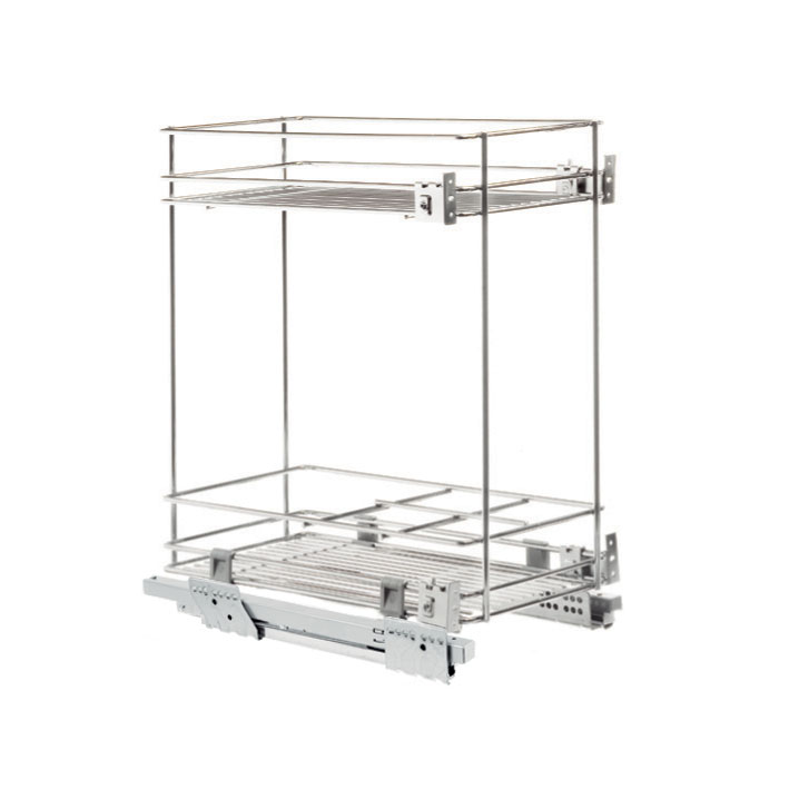 2х-ур. реш.емкость 300мм H484мм с креп.к фасаду, без напр.NP, хром 2х-ур. реш.емкость 300мм H484мм с креп.к фасаду, без напр.NP, хром