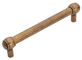 Ручка-скоба L=128мм, античная латунь