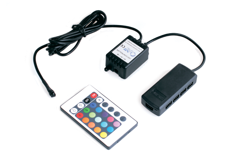 Контроллер LED RGB 12V/72W с пультом и распред.на 9 свет-ков