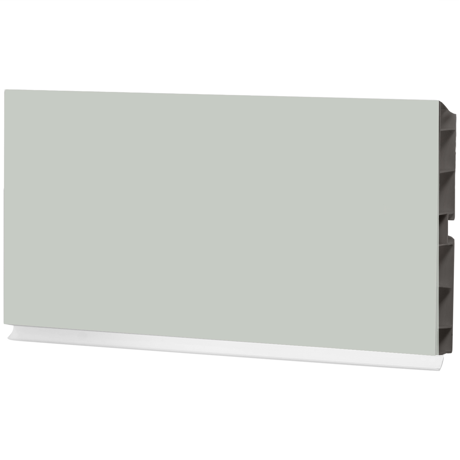 Цоколь h=100мм L=4м с защит.пленкой, светло-серый