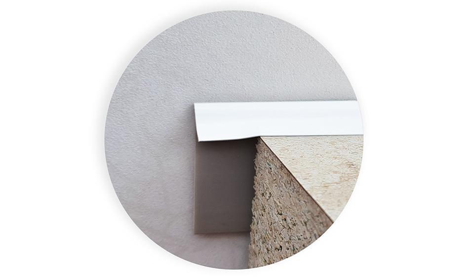 Профиль пристеночный г-образный силиконовый L=3,05м, белый Профиль пристеночный г-образный силиконовый L=3,05м, белый