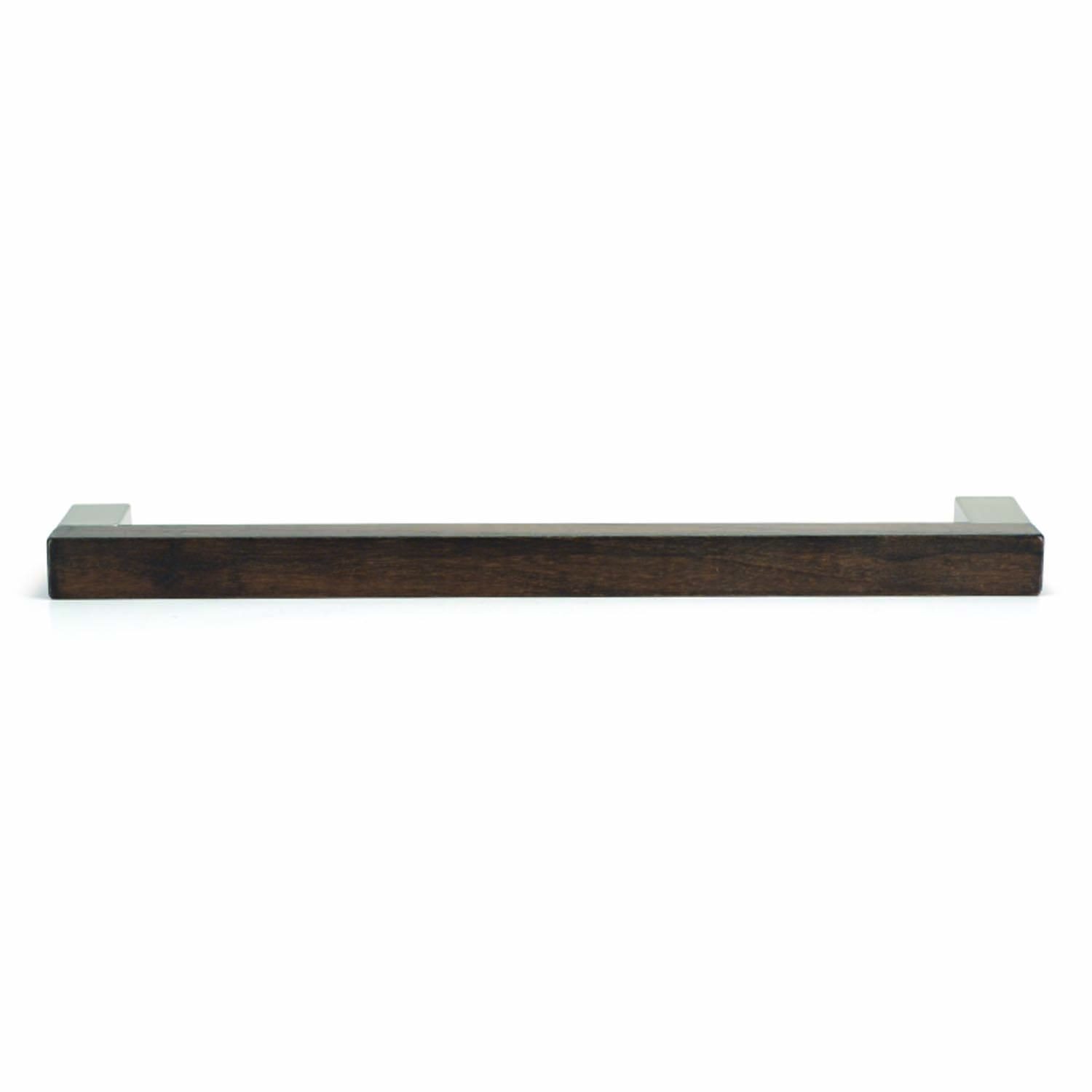 Ручка-скоба L=224мм венге/пол.никель с креп. компл.