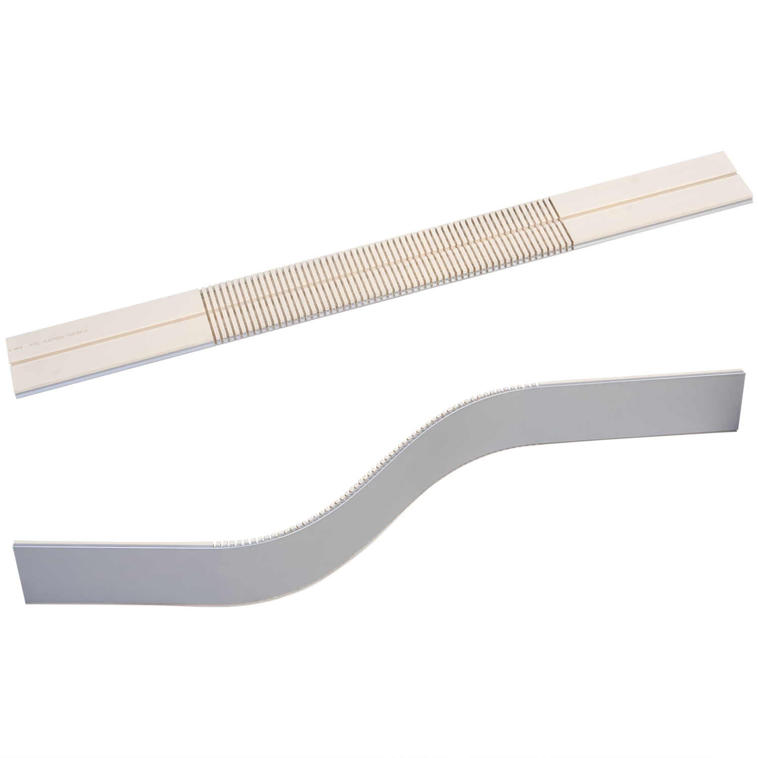 Радиусный эл-т универсальный д/h=150мм, рифленный под алюминий