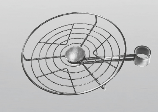 Подставка д/бокалов II для барной стойки, ст.медь