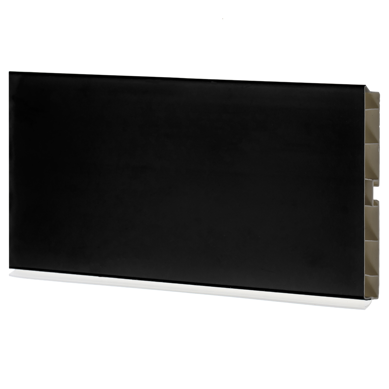 Цоколь h=100мм L=4м с защит.пленкой, черный глянец