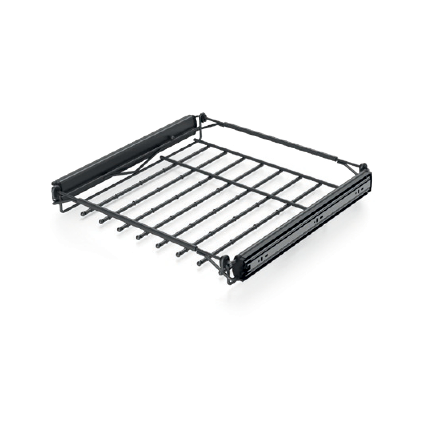 Выкатной держатель для брюк L=450-600мм с амортизатором, антрацит