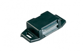 Магнитная защелка с ответной планкой, черный