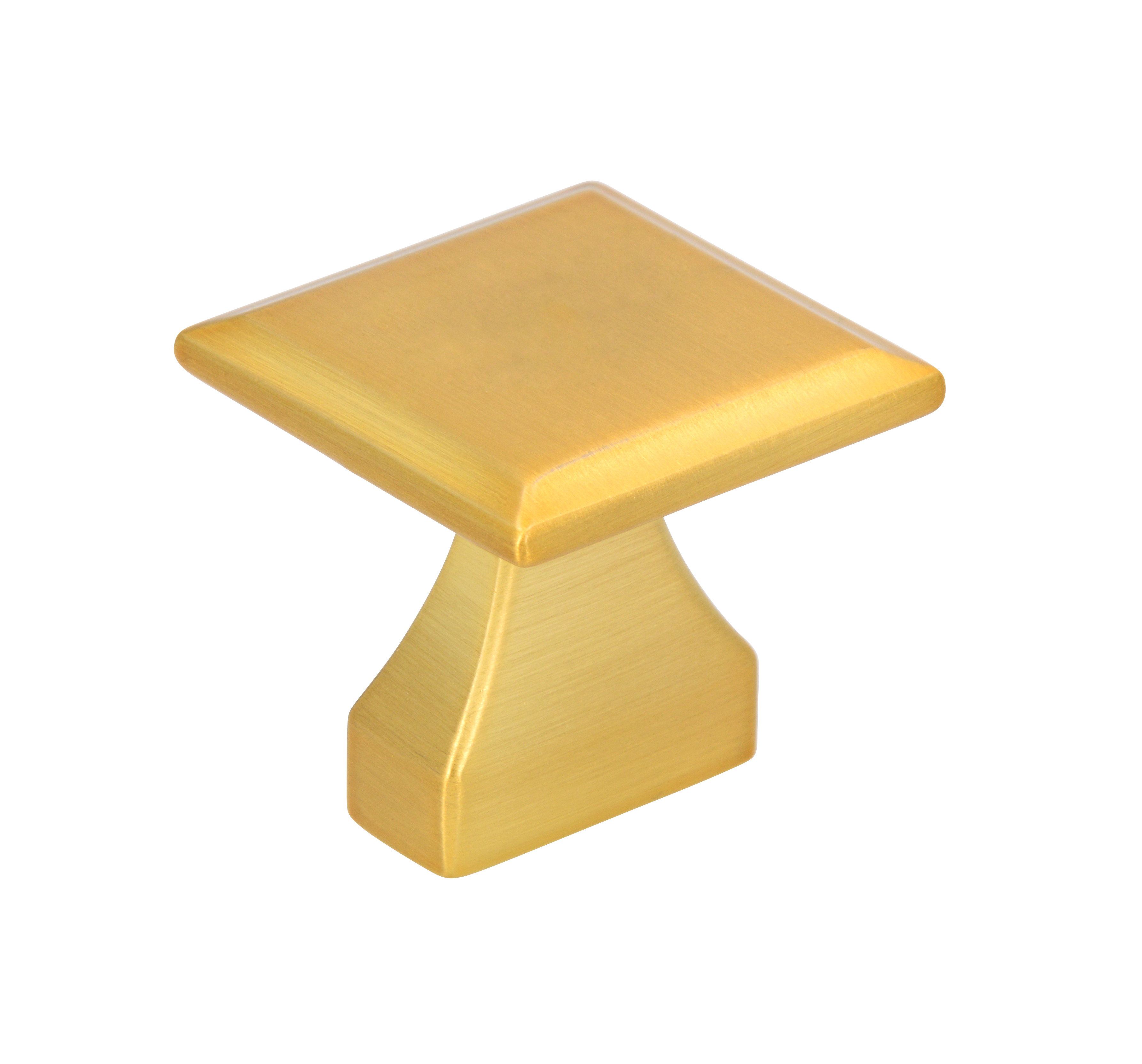 Ручка-кнопка L=16мм (32х32мм), потертое золото