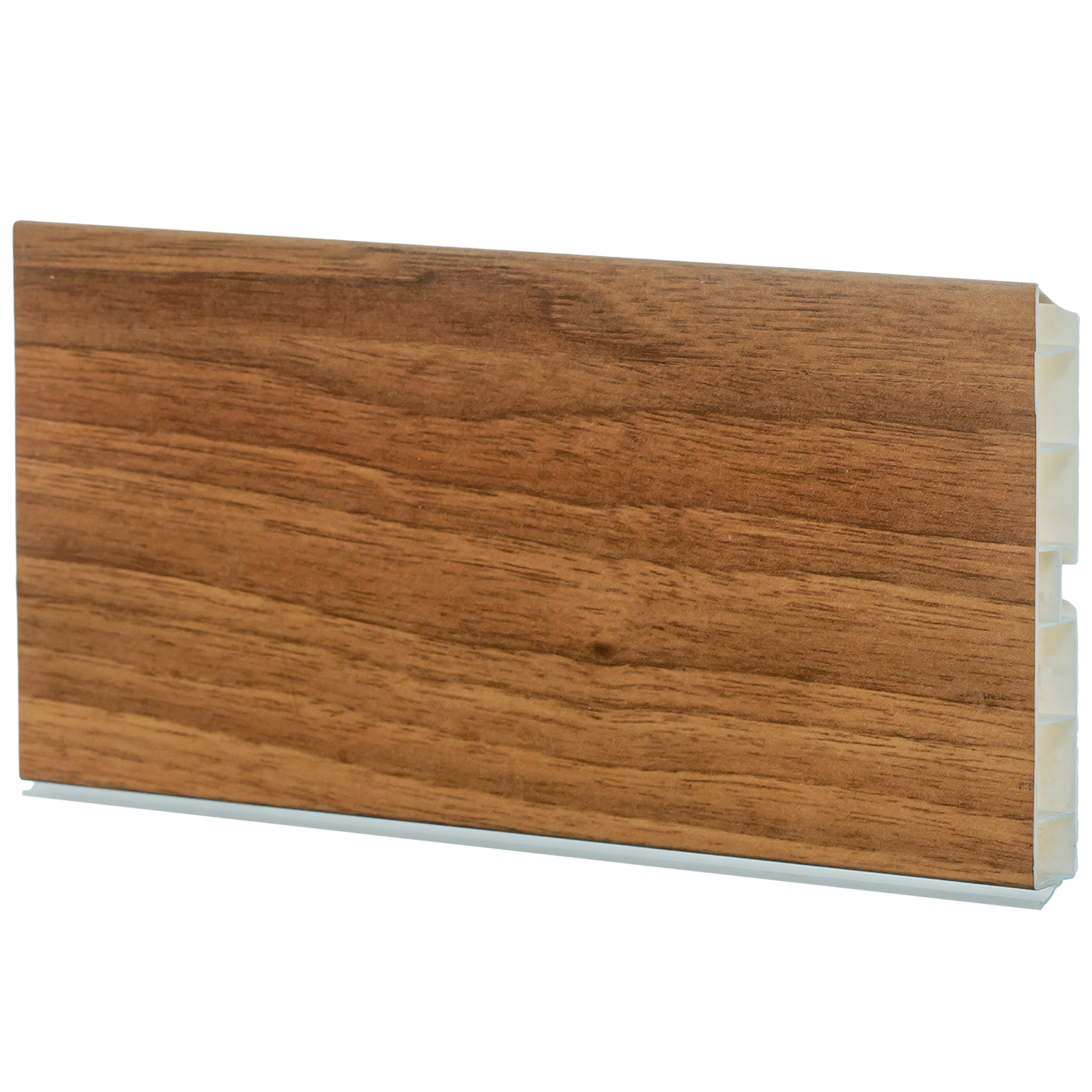 Цоколь h=100мм L=4м с защит.пленкой, бук темный Цоколь h=100мм L=4м с защит.пленкой, бук темный