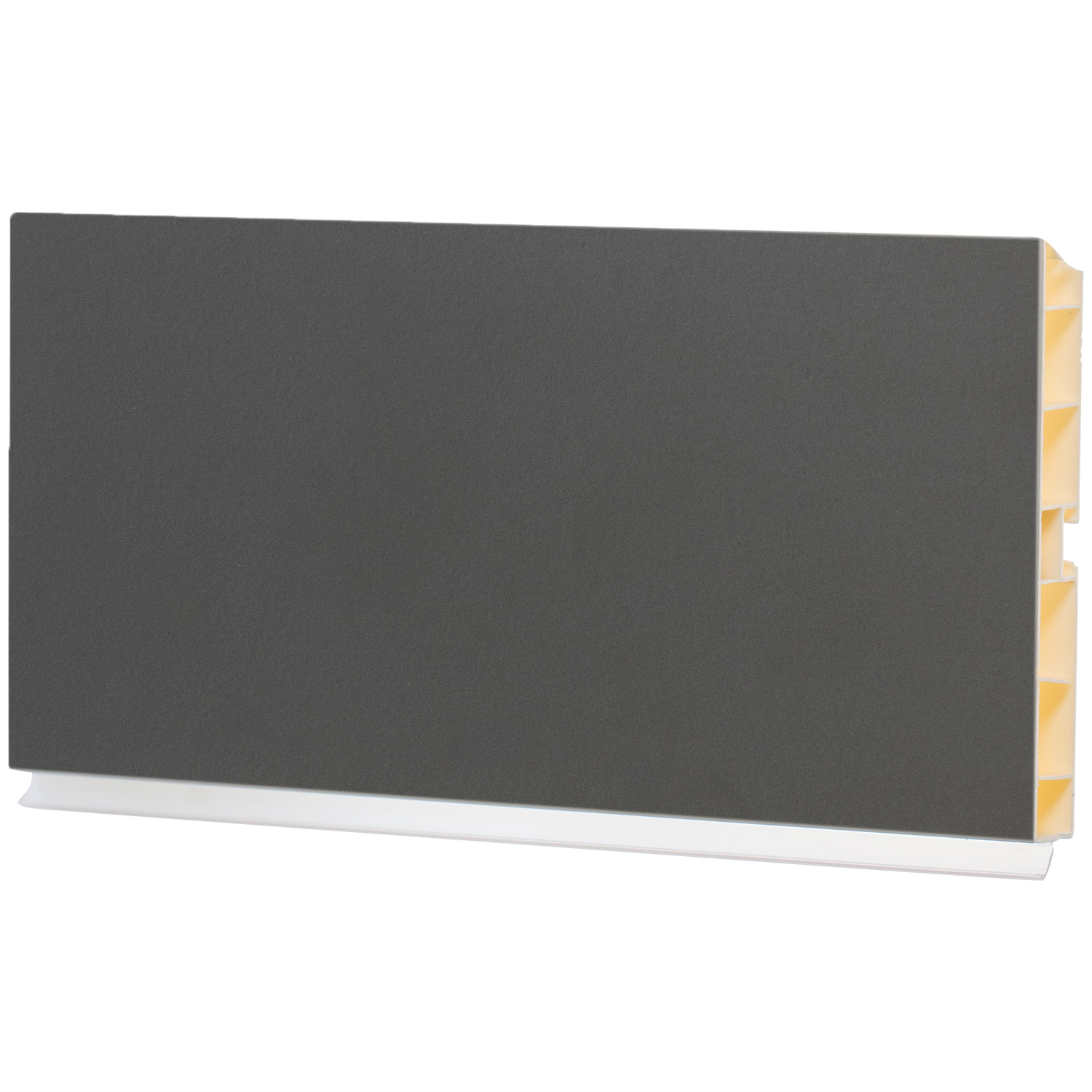 Цоколь h=100мм L=4м с защит.пленкой, антрацит Цоколь h=100мм L=4м с защит.пленкой, антрацит