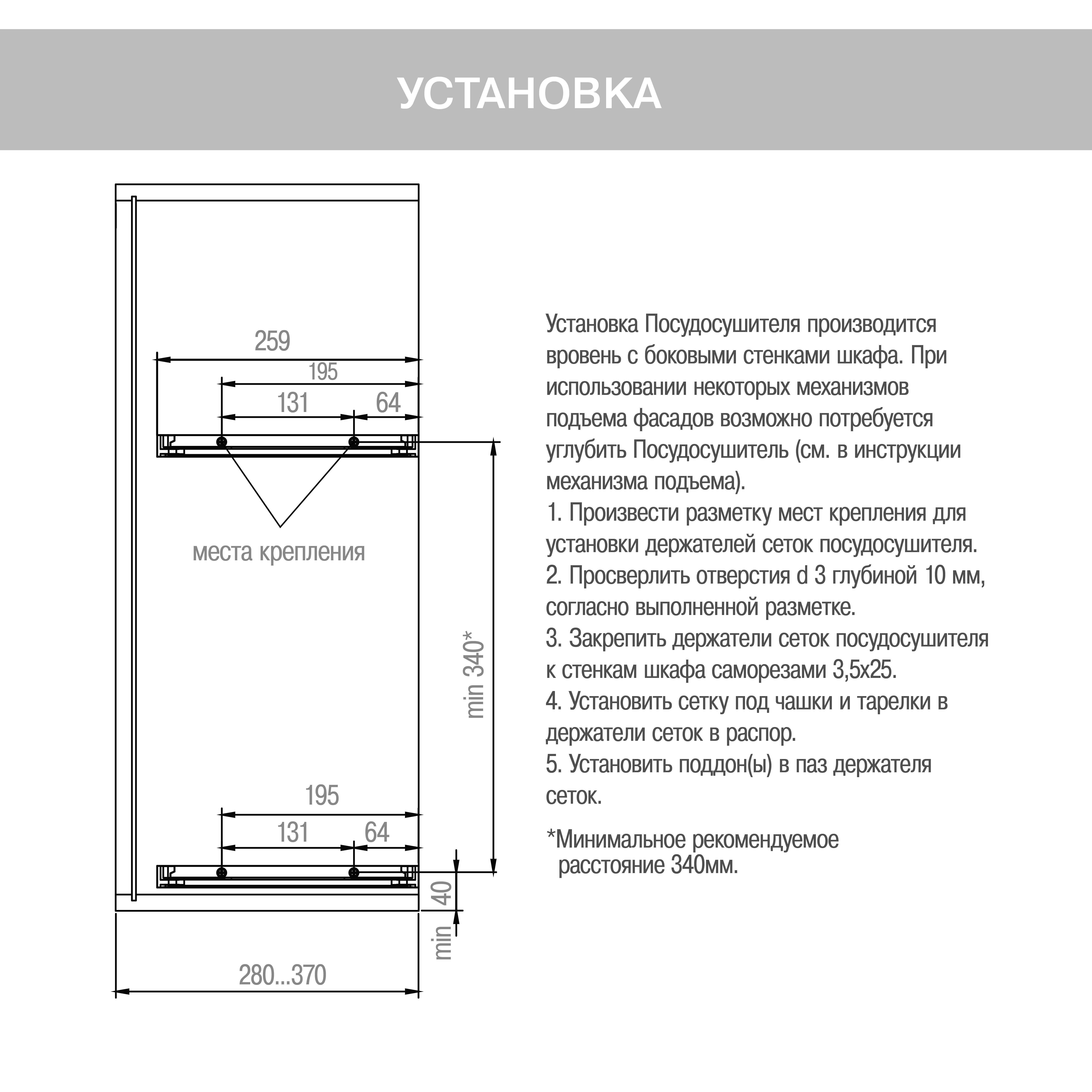 Инструкции по мебельной фурнитуре