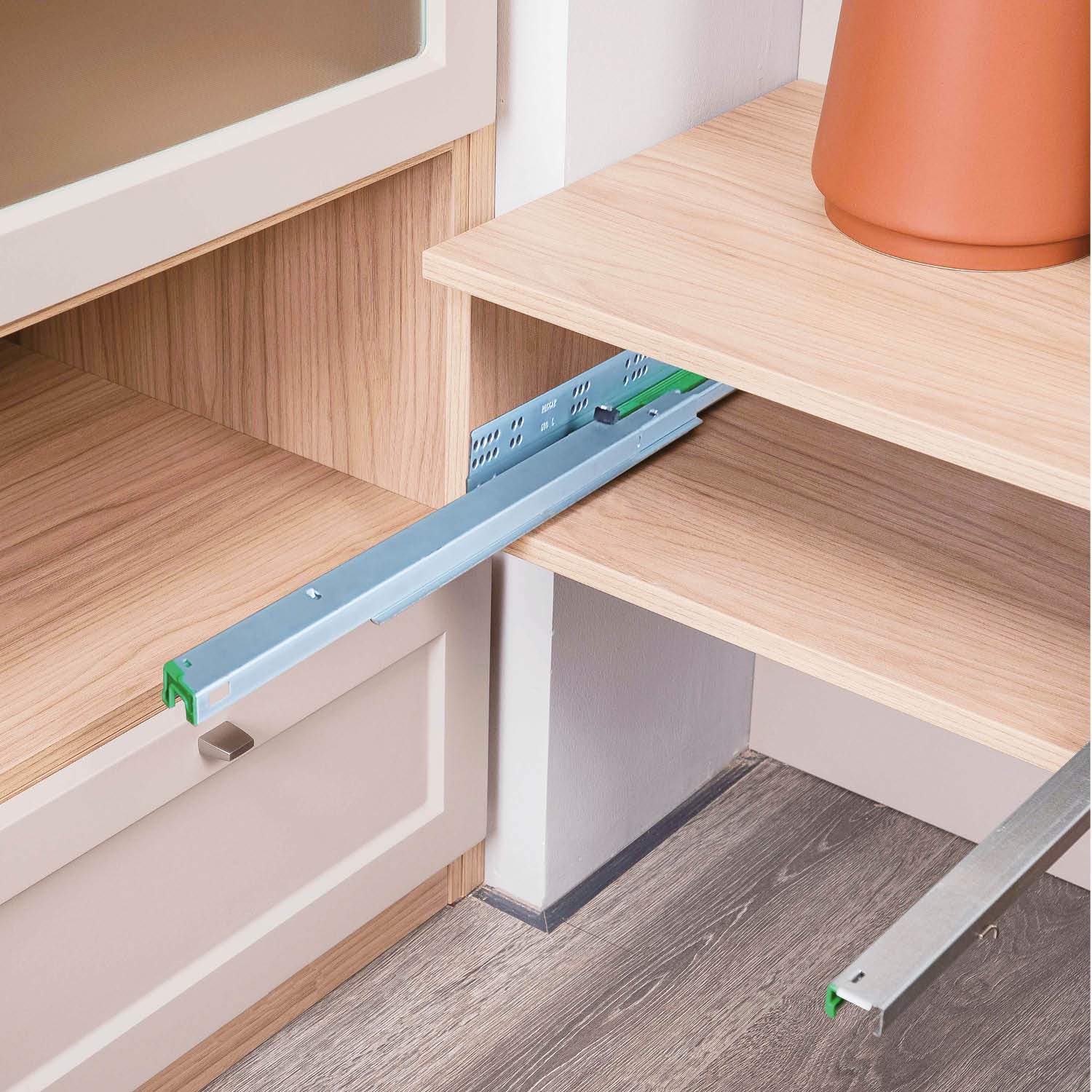 К-т скрытых напр. L=500мм Reggar Push to open, полн.выдв. 3D регул. 