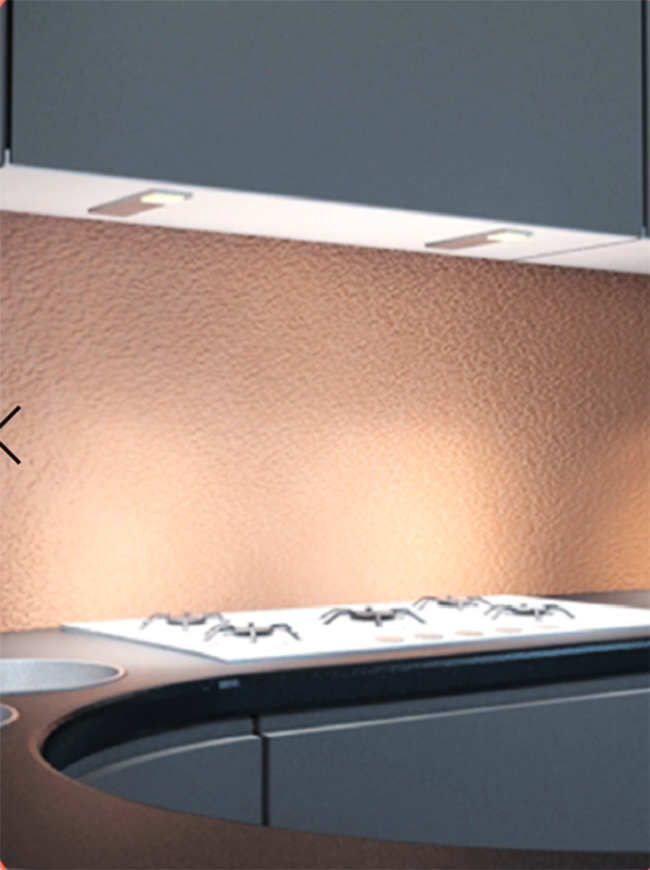 Свет-к Moderna F16 накл. 12V/2W, MF8мм, желт.свет