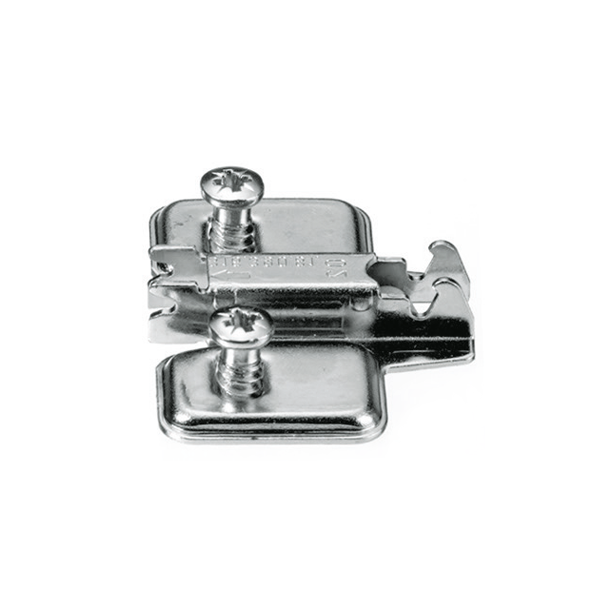 Ответная планка крестообразная Click-On h=2мм для петли Mirro с евровинтами