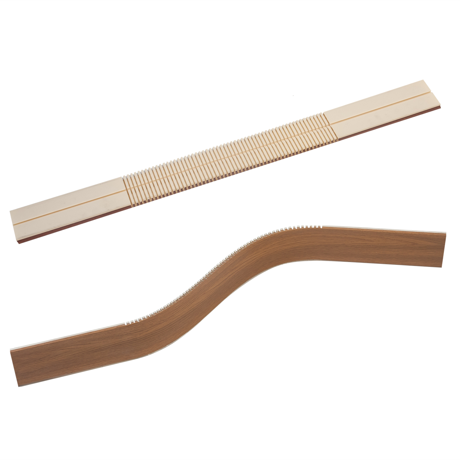 Радиусный эл-т универсальный д/h=100мм дуб