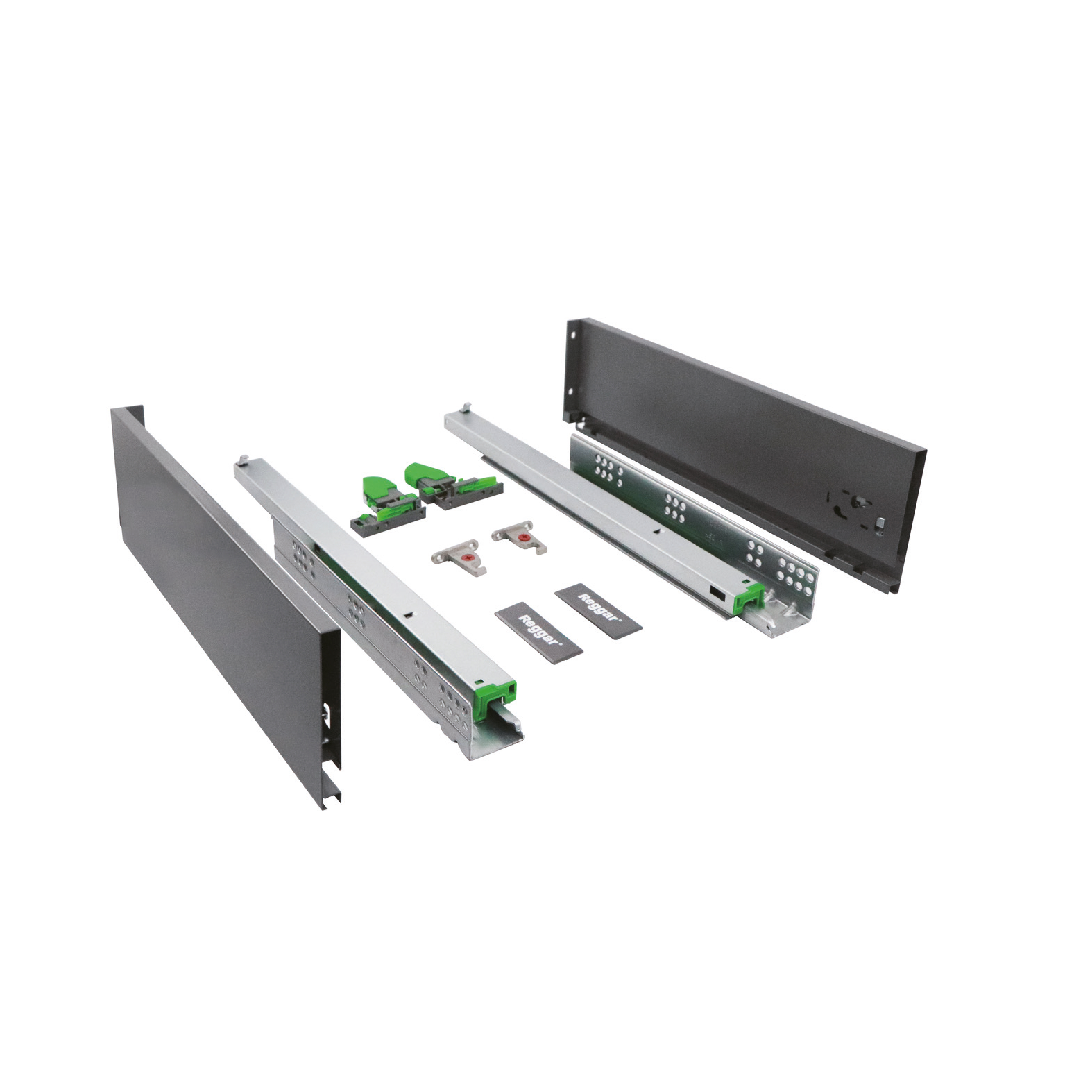 К-т тонкостенного ящика U-BOX H=63мм L=500мм на скрыт.напр. с аморт., белый