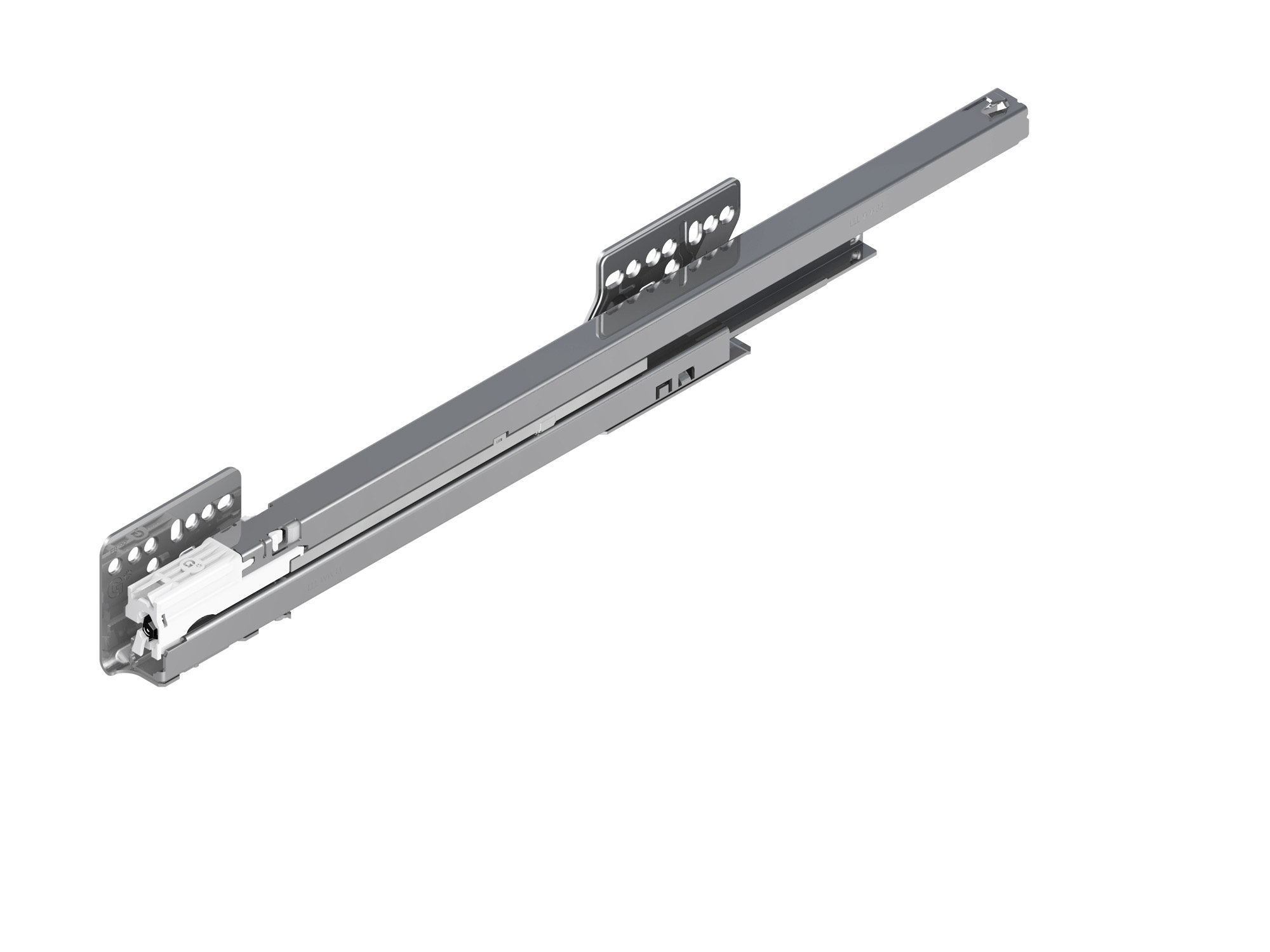 Направляющая Nova Pro 450мм левая полного выдвижения с амортизатором, 30 кг