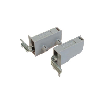 Крепление д/навески шкафов на дюбелях, правое, цвет серый