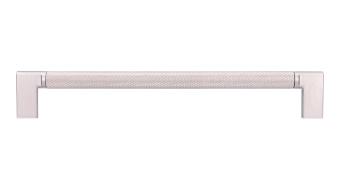 Ручка-скоба L=192мм с насечками, нержавеющая сталь