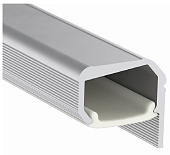 Профиль самоклеящ-ся под LED ленту для Gola и цоколя L=4.2 м, под алюминий