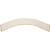 Радиусный эл-т H150, R296 (внутр.сторона) ясень белый