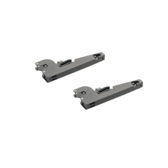 FlyMoon V3 Wire левый д/фасада 450мм с 2-мя полками(круглый релинг), с амортизатором, белый/хром