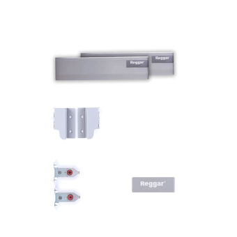 К-т двустенного ящика DWD H=84мм L=400мм на напр. с аморт., св-серый