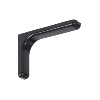 Г-обр.полкодержатель L=180мм, черный