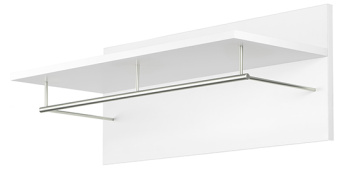 Подвесное вешало SILEN для прихожей L=680, мат.хром