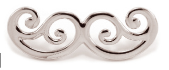 Ручка-скоба L=128мм, никель полированный