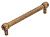 Ручка-скоба L=448мм, античная латунь